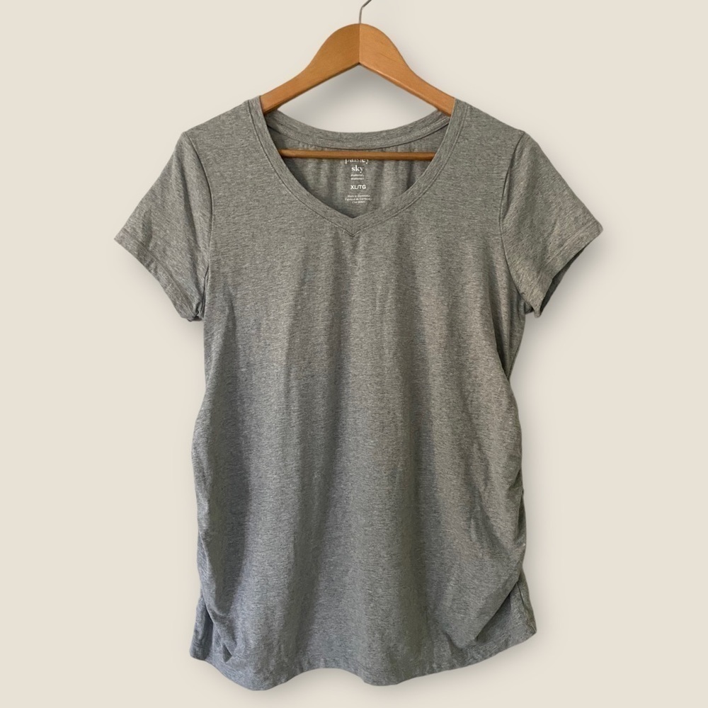 Paisley Sky Maternity Grey Tee Shirt